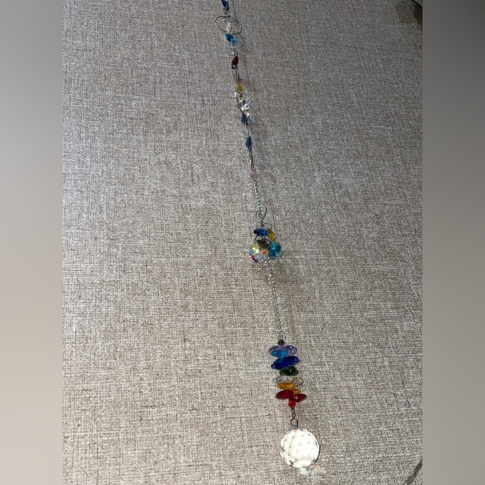Colorful Beaded Suncatcher